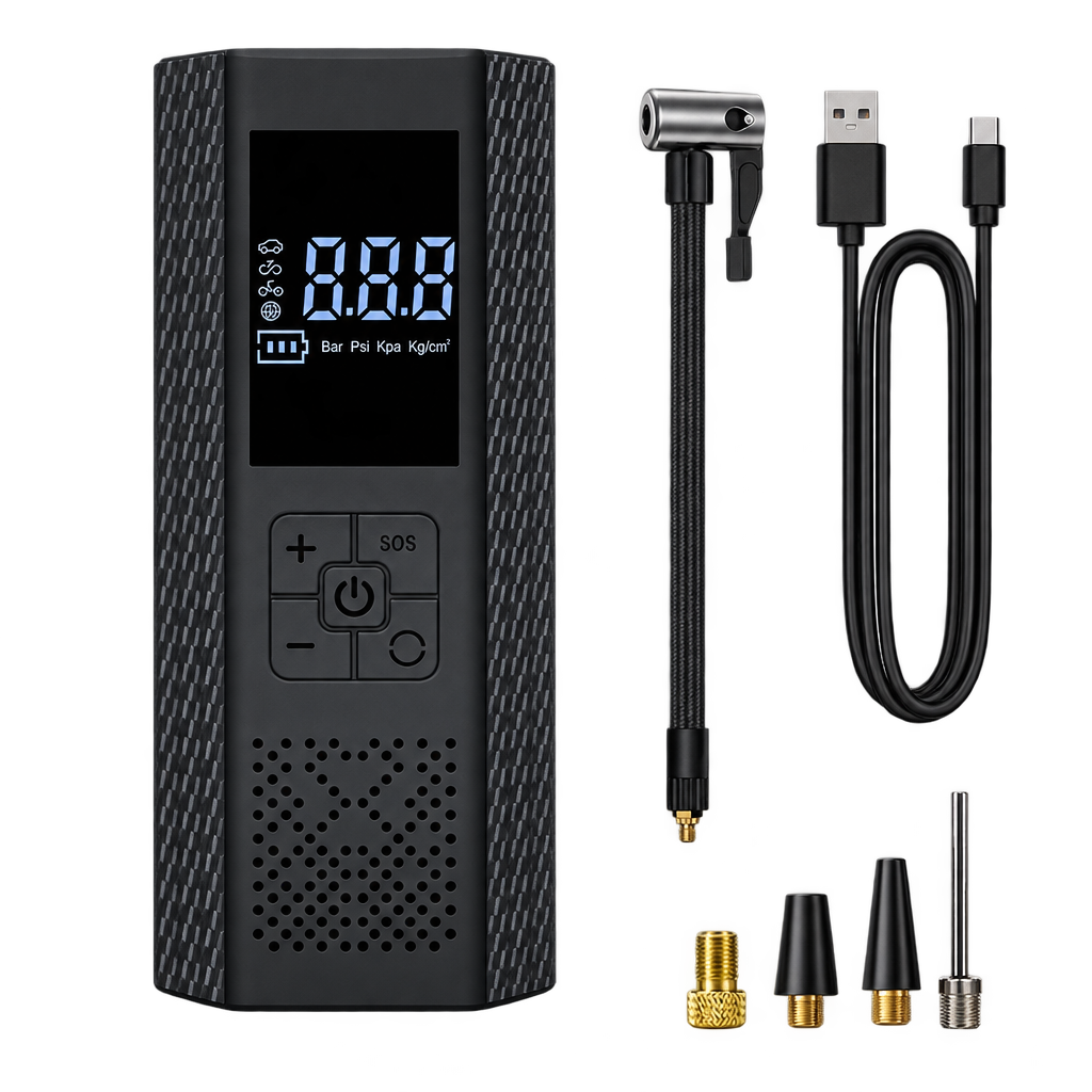 Zelco™ Portable Cordless Tyre Inflator