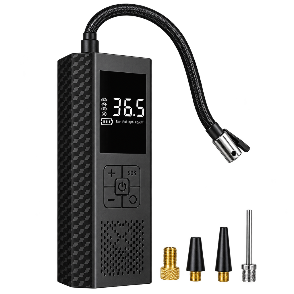 Zelco™ Portable Cordless Tyre Inflator